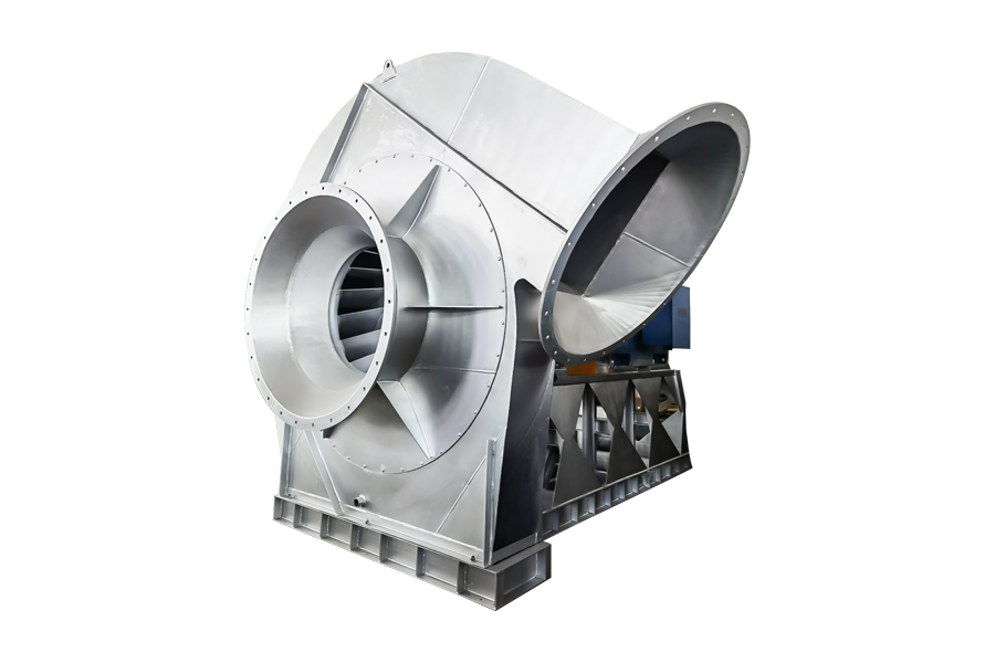 Miljöskyddsindustrin - system för behandling av roterugn för fast och flytande avfall Inducerad dragfläkt