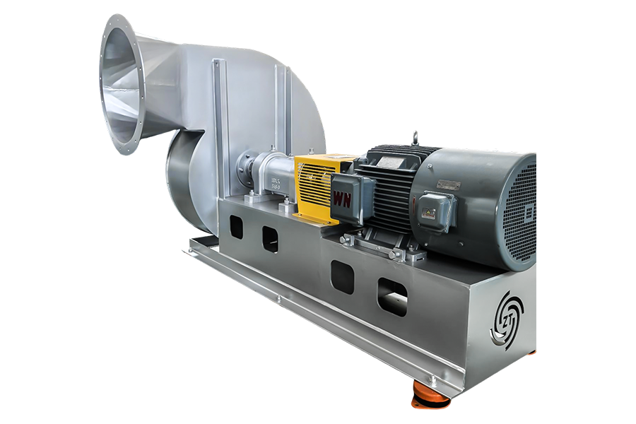 Pulvertransportfläkt för livsmedelsindustrin