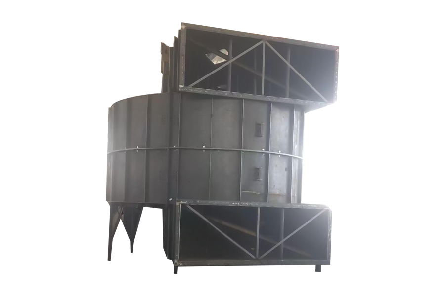 Byggmaterialindustrin - cement roterande ugn svans hög temperatur fläkt